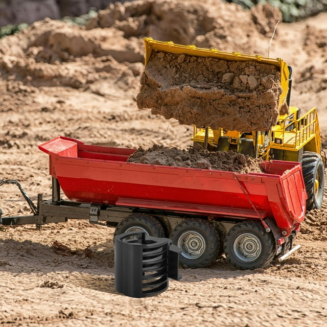 Phenofice Versatile Alloy Excavator Rake Attachment in Grey for Rc Construction Vehicle Accessories