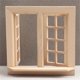 thumbnail image 4 of Multipurpose Miniature Sturdy Wood Window Panel Accessory for Dollhouses Decoration Portable for 1 12 Scale Models, 4 of 5
