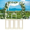 thumbnail image 5 of 4X Gold Metal Flower Stand Ballon Stand 60cm for Wedding Stage Decoration Plant Rack, 5 of 16