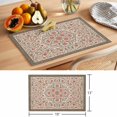 thumbnail image 6 of Bohemia Placemats Set of 4 Retro Farmhouse Ethnic Flowers Pattern Boho Place Mats Indoor Wipeable Table Mats Washable Cloth Dining Table Placemats for Kitchen Holiday Party Home Decor 13x19 Inch, 6 of 9