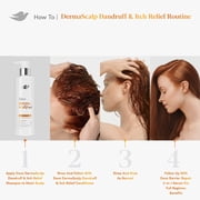 Dove Derma Scalp Dandruff & Itch Relief Shampoo with Pyrithione Zinc, Niacinamide and Coconut Essence for Flaky, Itchy Scalp Relief, 16 fl oz 1 Count