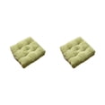 thumbnail image 4 of Cateissary Cojín de suelo de Tatami sólido, cojín de asiento cuadrado para sofá con asa, alfombrilla para silla de interior para sala de Verde claro 48*48*10cm 2piezas, 4 of 6
