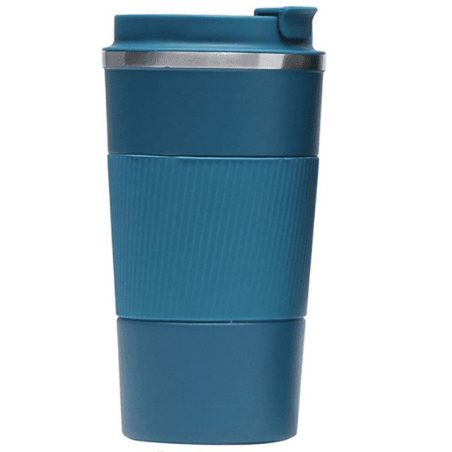 Taza de viaje de café con aislamiento al vacío de acero inoxidable para bebidas heladas y bebidas calientes, vasos de viaje de doble pared con tapa a prueba de derrames, regalo para el automóvil para