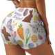 thumbnail image 1 of Balery Happy Easter1 Pantalones cortos de entrenamiento estampados para mujer, sin costuras, ajustados, para gimnasio, yoga, correr, deportes, ejercicio activo, fitness.-X-Large, 1 of 8