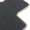 thumbnail image 5 of Ikon Motorsports Front & Rear Floor Mats Fits 2005-2010 BMW E60 5-Series Sedan, Factory Fitment Nylon Car Liner Carpets Beige  4PCS, 5 of 7