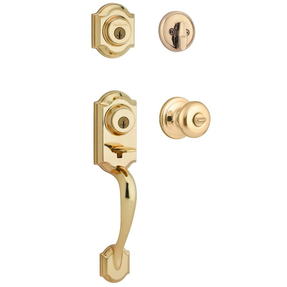 Kwikset 95530 017 Polished Brass Montara Two Point Locking