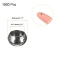 thumbnail image 2 of Uxcell 1000 Pcs Brass Crimp Tube Beads Jewelry Making Tube Crimp End Spacer Bead for DIY Dark Grey 0.12", 2 of 5