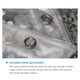 thumbnail image 5 of 1 cortina de ducha con ganchos de PVC impermeable resistente al moho antibacteriano 3D blanco Semi t Tomshoo 180cm * 200cm, 5 of 7
