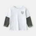 thumbnail image 2 of SUYOLL Toddler Boys T-Shirts Cartoon Prints Long Sleeve Tops Elegant Stylish Tees, 2 of 4