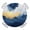 Blue, variant on Navy Blue Round Tablecloth for 36-44 Inch Tables, Fitted Table Cover with Elastic Edge, Abstract Modern Oil Painting Art Waterproof Outdoor Table Cloth Protector for Patio Garden Dinner Picnic