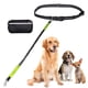 thumbnail image 5 of Correa para perros con manos libres en la cintura, bolsa con cremallera extraíble, correa reflectante, doble cuerda elástica, asas dobles para correr de noche, 5 of 8