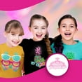 thumbnail image 3 of MISS POPULAR Girls 4-Pack Super Soft Short Sleeve T-Shirts Rainbow Butterfly Glitter Print Cute Design| Sizes 7-16, 3 of 6