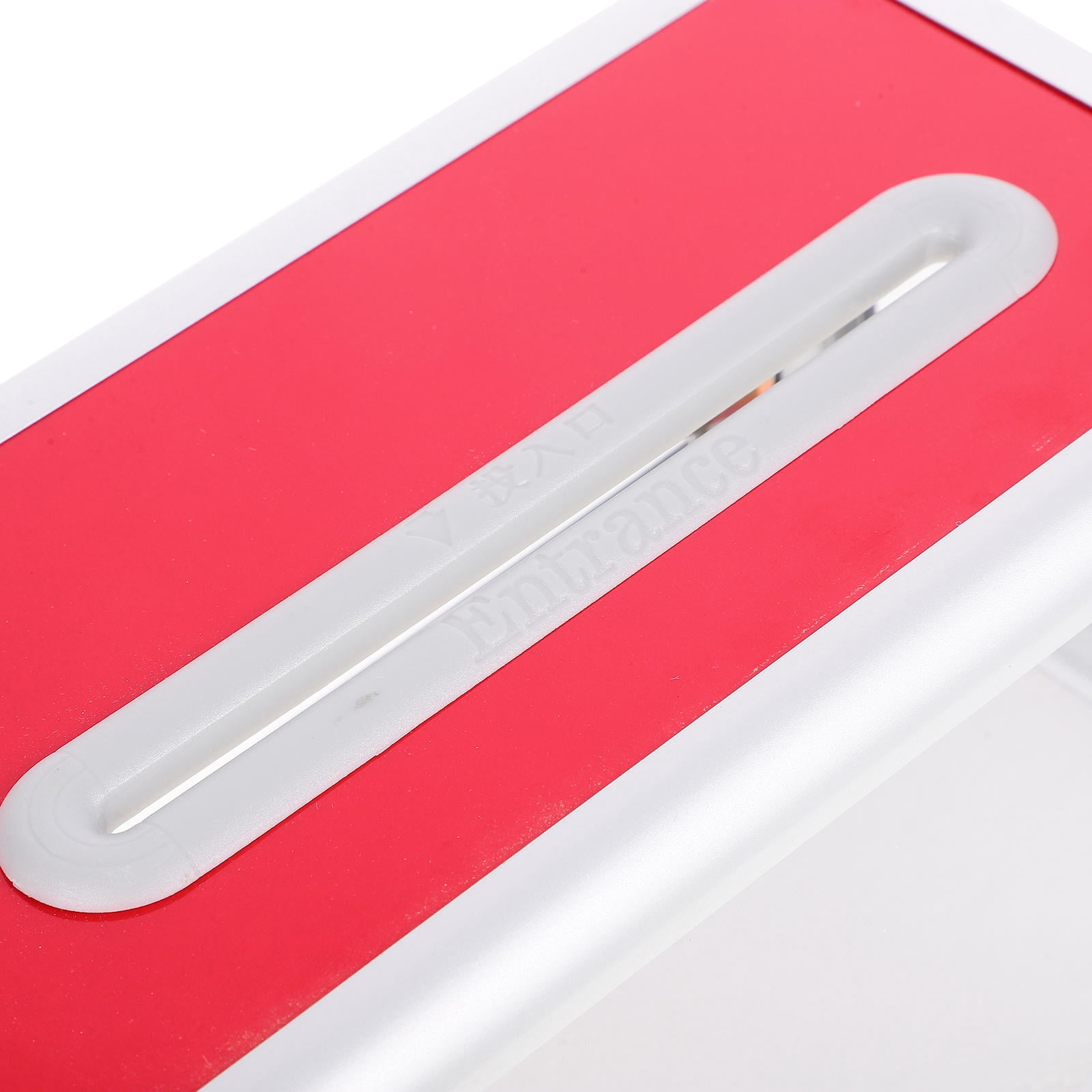 AURARMLET Portable Transparent Business Card Holder with Lock, Aluminum Alloy Desktop Organizer for Office and Home Use