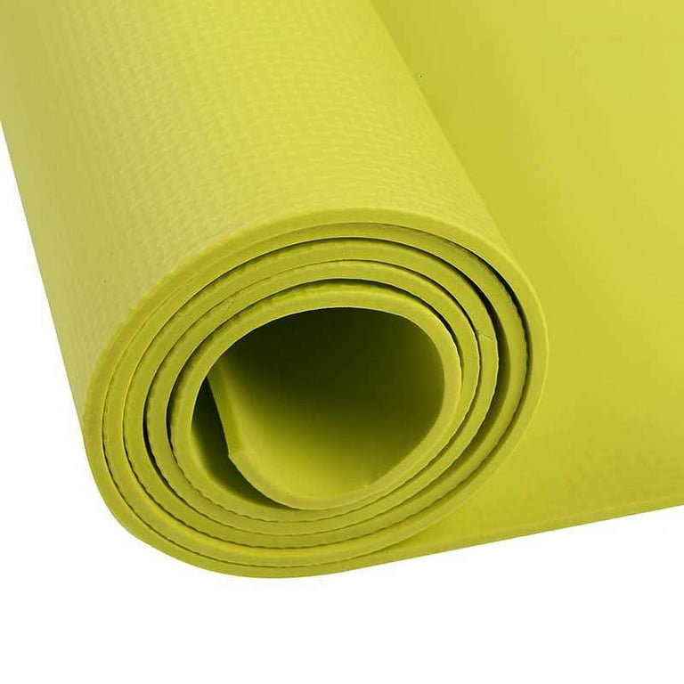 Promotion clearance! Non Slip Folding Yoga Exercise Mat Thick Gym Fitness  Mat Pilates Outdoor Indoor Training Gym Exercise Fitness Carpet Beige 