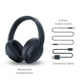 thumbnail image 2 of TCL Midnight Blue On-Ear Noise Cancelling Hi-Res Wireless Headphones with Built-in Mic - ELIT400NCBL, 2 of 5