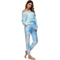 thumbnail image 2 of Uniexcosm Women’s Pajama Set Long Sleeve Top Pjs Lounge Sets with Pocket, 2 of 10