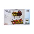 thumbnail image 3 of Mikasa Gourmet Basics 2-Tier Flatback Basket Display Fruit Kitchen Antique Wire, 3 of 3