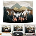 thumbnail image 2 of Wall Tapestry Decorative Print Nature Mountain Wall Carpet Beach Throw Blanket, 2 of 8
