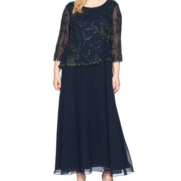 jkara navy gown
