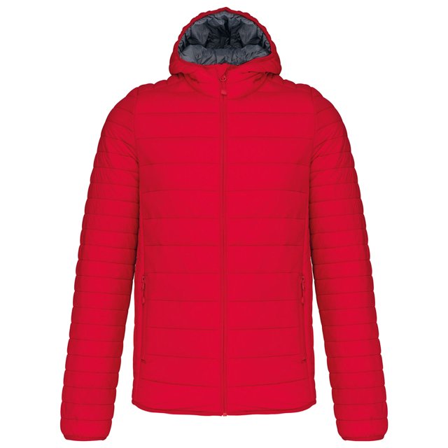 Kariban Mens Lightweight Hooded Down Jacket