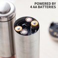 thumbnail image 4 of Pepper Grinders Electric Plastic 2PCS Pepper Mills Salt Grinders with Stand, 4 of 9