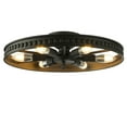 thumbnail image 5 of Industrial Wagon Wheel Chandelier 110v/60Hz Rustic Ceiling Hanging Light Kitchen Bar Lamp, 5 of 14