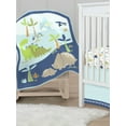 thumbnail image 3 of Parent's Choice Baby Boy Dino Ultra Soft Nursery Crib Bedding Set, Crib, Blue, 3-Pieces, 3 of 8
