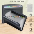 thumbnail image 4 of PHANCIR Organizador de Archivos de Acordeón con Zíper de 13 Bolsillos, Bolsa Transparente para Documentos A7, Almacenamiento de Documentos Impermeable para el Hogar, la Oficina y la Escuela, 4 of 8
