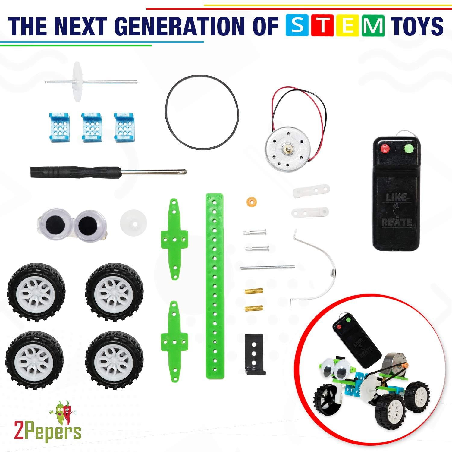 2pepers Electric Motor Robotic Science Kits for Kids4 in 1diy Stem Toys Kids for sale online 