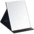thumbnail image 1 of Protable PU Leather Mirror Folding Desktop Makeup Mirror with Adjustable Stand for Personal Use,Travelling, 1 of 6