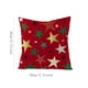 thumbnail image 4 of Fundamentos de almohada navideña con estampado de árbol de Navidad y muñeco de decoración del hogar Xihbxyly, 4 of 7