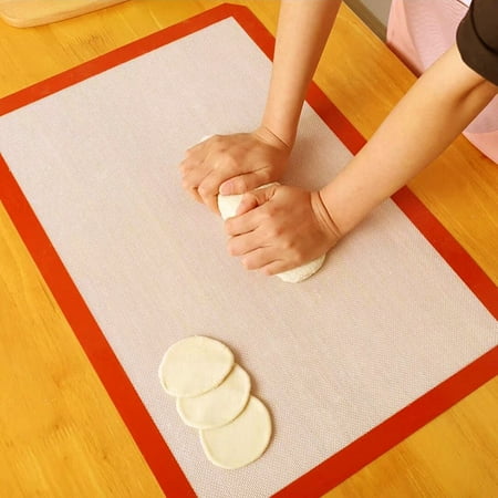 

Silicone Baking Mat Non-Stick Food Safe Baking Mat 40x30x0.2cm Baking Sheets Temperature Resistance Reusable Bakeware Mat for Cookies Macarons Bread and Pastry