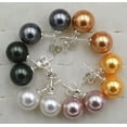 thumbnail image 3 of K-KED Wholesale 6Pairs 10/12mm South Sea shell pearl 925 Silver Plated Stud Earrings-10 mm, 3 of 5
