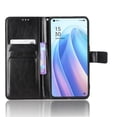 thumbnail image 4 of Funda tipo libro para OPPO Reno 7 5G, cartera todo‑en‑uno, funda multifuncional con tarjetero y correa de muñeca desmontable, 4 of 5