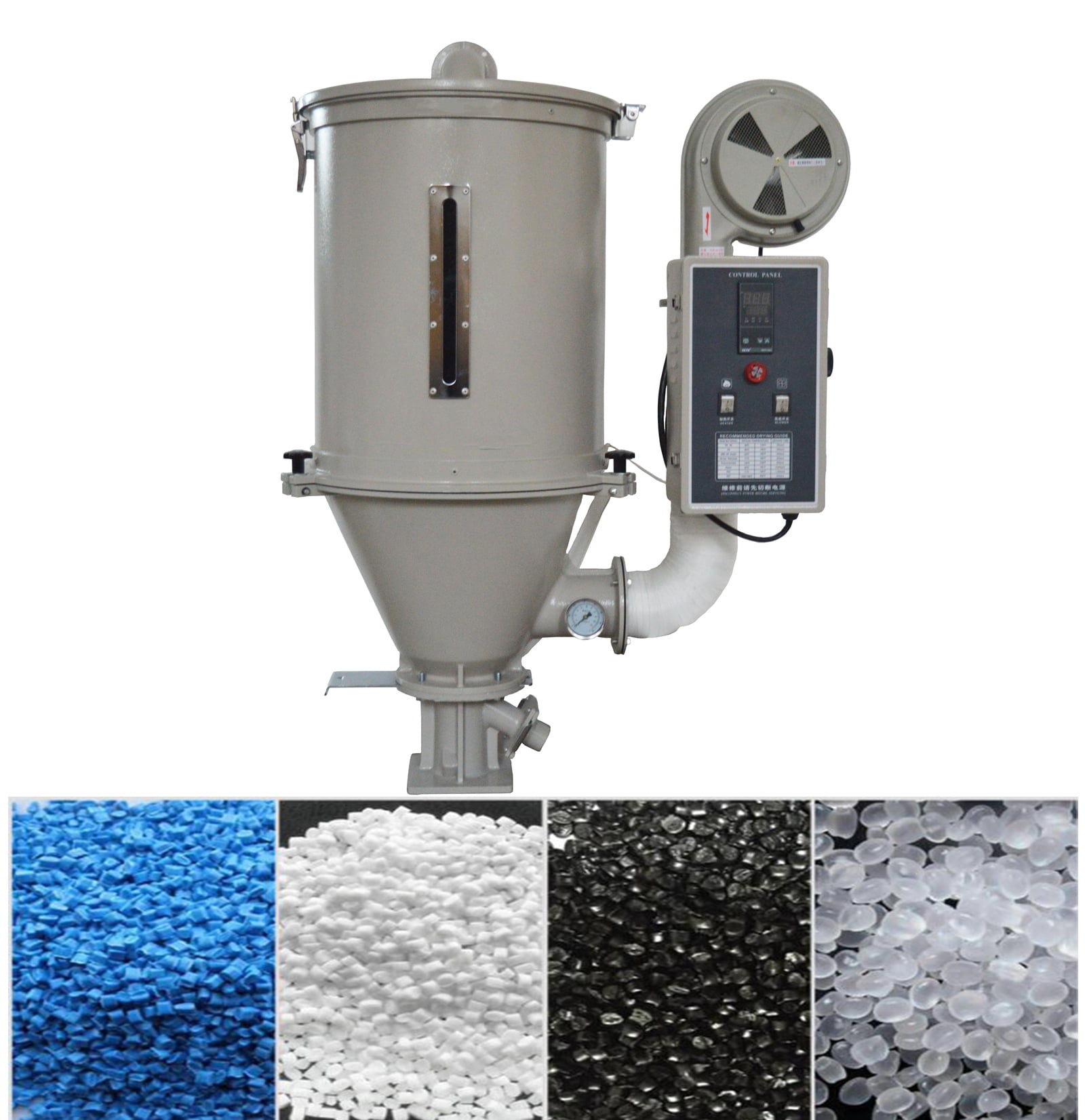 Techtongda 25kg Hopper Type Plastic Dryer Hot Air Plastic Pellet Dryer