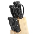 thumbnail image 2 of Cuchillos Gibson Home Westover set de 13 piezas con block de madera, 2 of 4