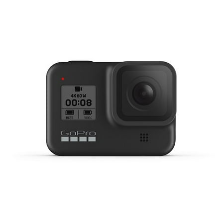 GoPro HERO8 Digital Camcorder, 2u0022 LCD Touchscreen, CMOS, 4K, Black