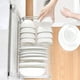 thumbnail image 3 of Escurridor de platos de pared plegable y ahorrador de espacio de acero inoxidable, 3 of 5
