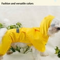 thumbnail image 5 of Professional Pet Raincoats Smooth Small Medium Dogs Rain Coat Waterproof Jacket Fashionable Puppy Clothes Summer Hoodies L, 5 of 10