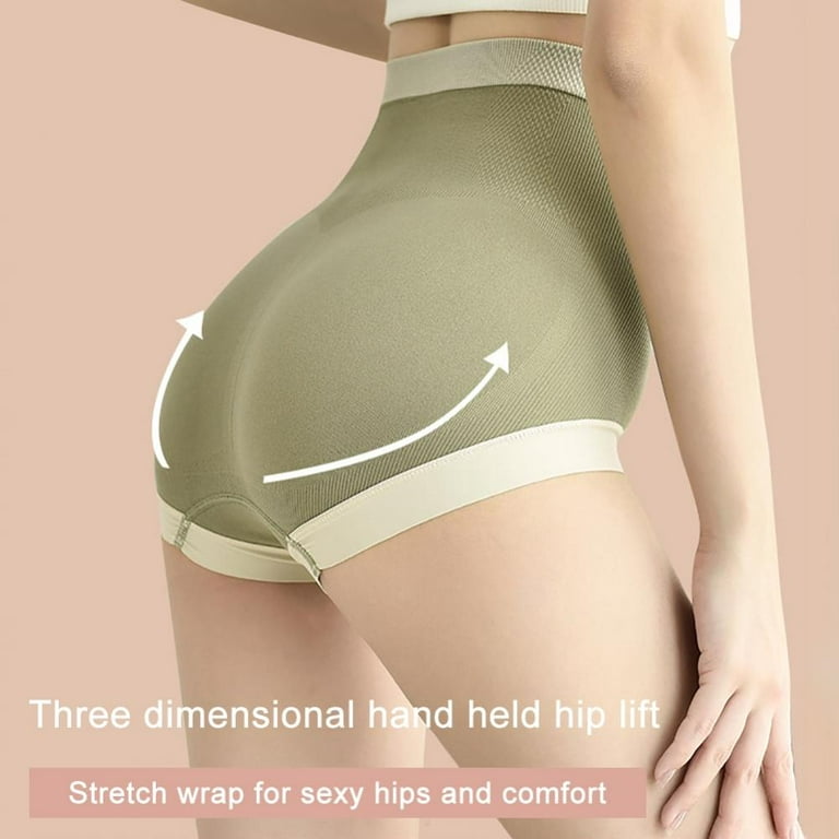 6-Pack Women Seamless Full Coverage Briefs Ribbed Underwear High Waisted  Soft Hipster Panties