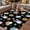 Black, variant on Easter Outdoor Rug for Patio/Deck/Porch, Non-Slip Large Area Rug 3 x 5 Ft, Spring Watercolor Bunny Eggs Flowers Beige Indoor Outdoor Rugs Washable Area Rugs, Reversible Camping Rug Carpet Runner