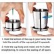 thumbnail image 3 of Taza plegable de acero inoxidable de 2 piezas, Taza plegable de acero inoxidable,, 3 of 5