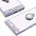 thumbnail image 4 of Compatible with Galaxy S23 Makeup Mirror Case Diamond Glitter Rhinestone with Ring Stand Kickstand Cute for Girls Women Protector Cover Bling Crystal Ring Holder Finger Grip Phone Case Silver, 4 of 6