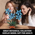 thumbnail image 2 of Orchid Flowers Building Kit - 1097 Pieces Flower Botanical Bonsai Collection Building Blocks Toy for Home Office | Artificial Plant Bonsai Decoration, 2 of 4