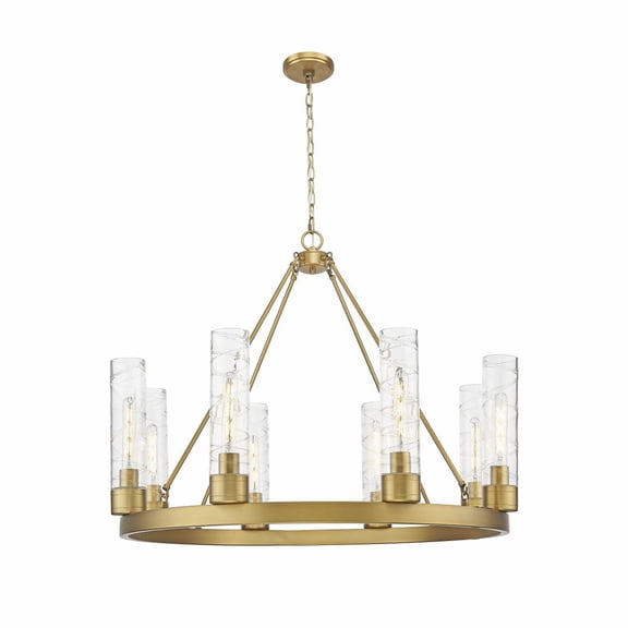 Innovations Lighting - Boreas - 8 Light 11 Inch Shade Chandelier-28 Inch Tall