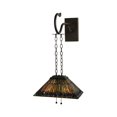 thumbnail image 2 of Meyda Tiffany 138560 Tiffany 2 Light 16" Tall Wall Sconce - Bronze, 2 of 5