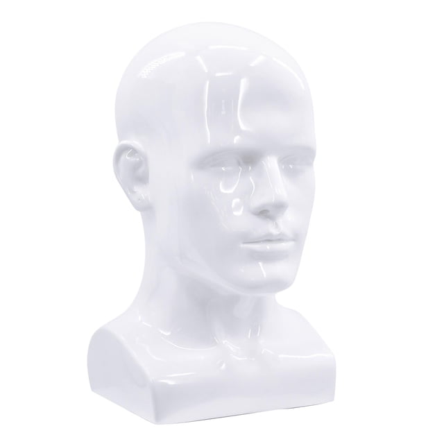 Cabeza de Maniquí Baoblaze Profesional para Pelucas Sombreros Blanco