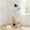 Wooden Beige, variant on Pefilos 74" Cat Tree with Food Station, Wooden Tall Cat Tower with Condos and Hammocks,Spacious Perch,Sisal and Steel Posts, Scratching Mat, Beige