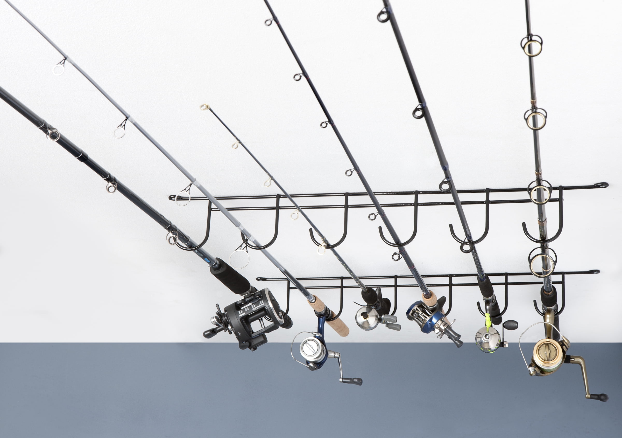 Fishing Rackem Overhead Fishing Rod Rack Sports Outdoors
