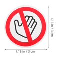 thumbnail image 2 of unbranded 6Ud Adhesivas Visibles Para Advertencia No Tocar En Equipos Y Maquinaria, 2 of 8
